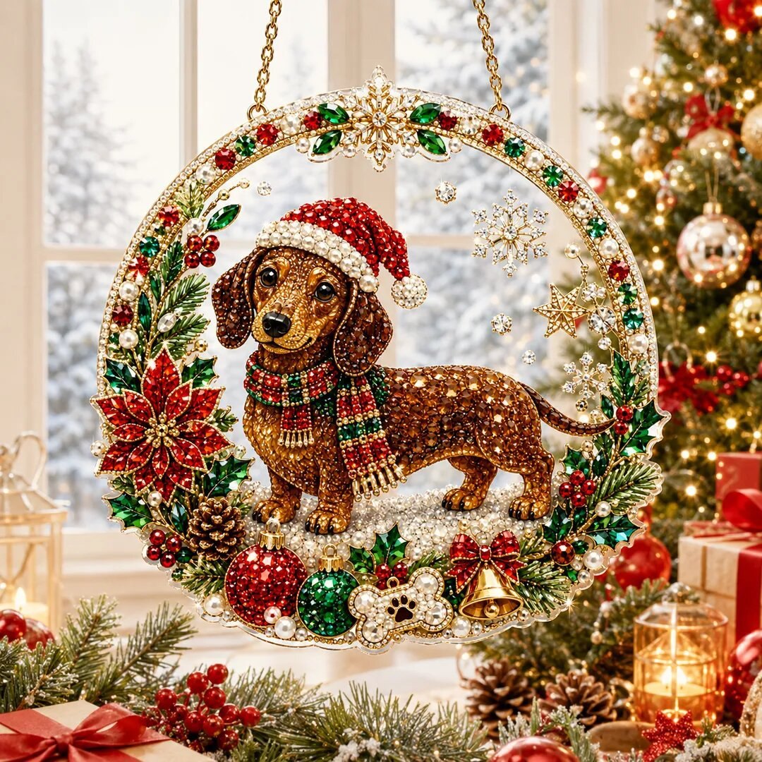 🔥Limited time 70% OFF - 🎅✨ Christmas Diamond Art Ornament Kit – Sparkling DIY Window Ornament