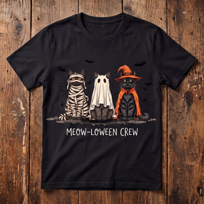 Meow-Loween Crew WN1707001CL Unisex T-shirt
