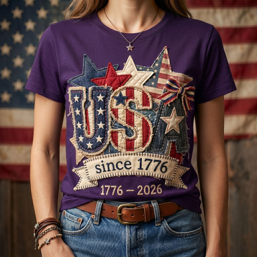 Vintage USA Since 1776 – 250th Anniversary Patriotic WN2906006CL Unisex T-shirt