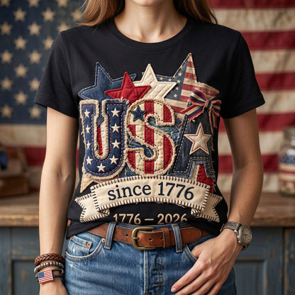Vintage USA Since 1776 – 250th Anniversary Patriotic WN2906006CL Unisex T-shirt