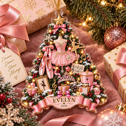 Personalized Ballerina Christmas Tree XR1610002CL Christmas Ornament
