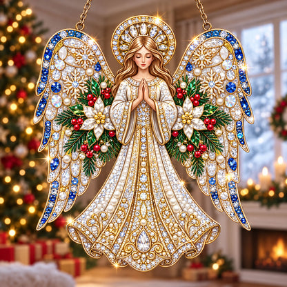 🔥 Limited Time 70% OFF - 🎄💎 Christmas Crystal Suncatcher Craft Kit – Festive DIY Hanging Decor