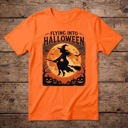 Halloween Witch Flight WN2107001CL Unisex T-shirt