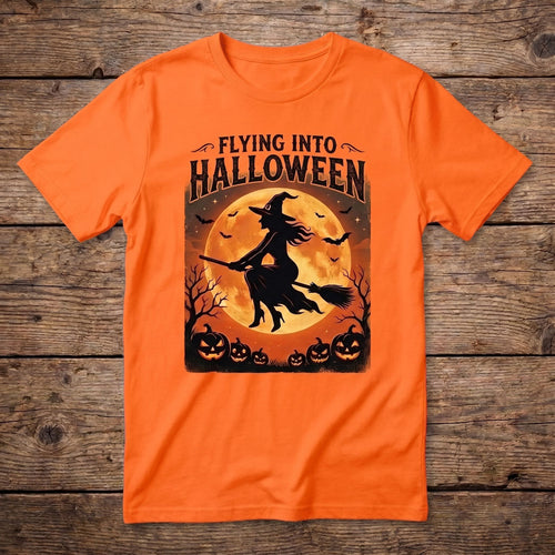 Halloween Witch Flight WN2107001CL Unisex T-shirt