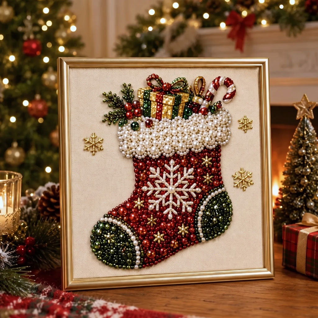 💎DIY Christmas Pearl Diamond Painting Art Kit