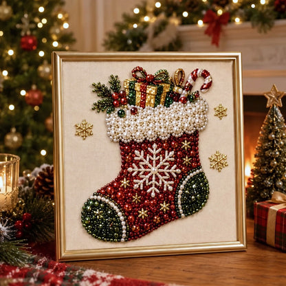 💎DIY Christmas Pearl Diamond Painting Art Kit
