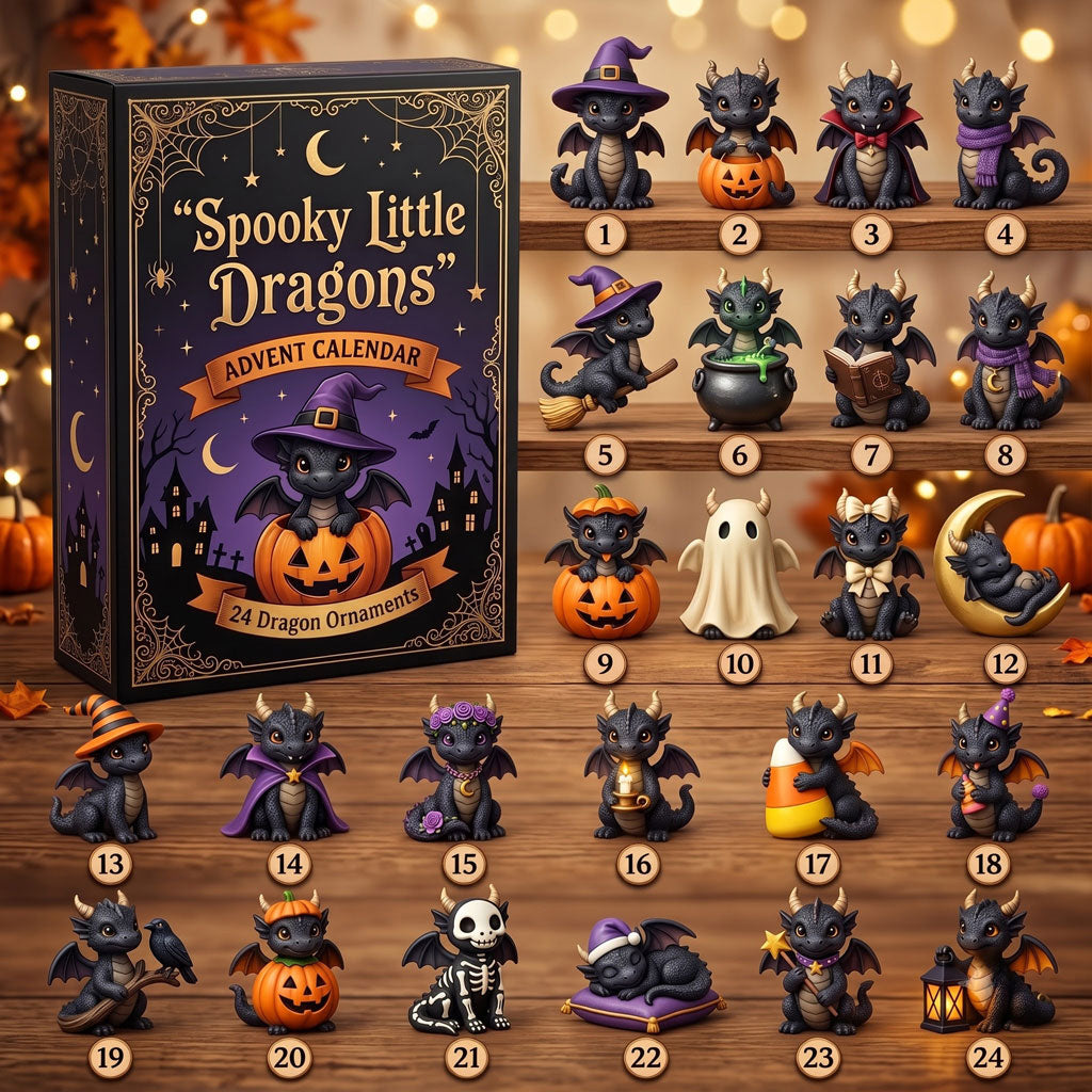 ⏳50% OFF — LIMITED TIME! - 🐉 2026 Spooky Dragon Advent Calendar – 24-Day Mystery Countdown