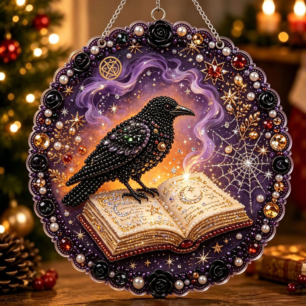 🔥Limited time 70% OFF - 🖤✨ Spooky Halloween DIY Gem Art Ornament Kit – Creative Hanging Decor