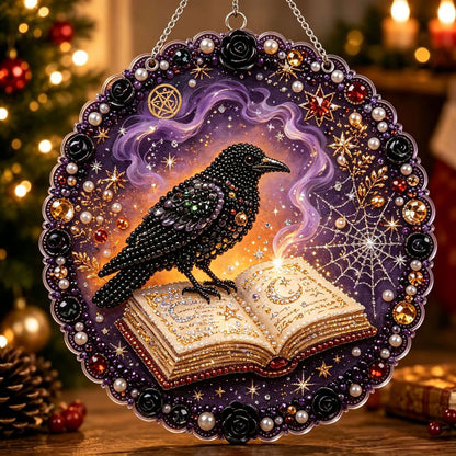 🔥Limited time 70% OFF - 🖤✨ Spooky Halloween DIY Gem Art Ornament Kit – Creative Hanging Decor