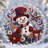 ⭐ Patriotic Snowman