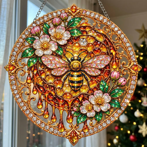 Sweet Honey Bee Diamond Art Hanging Ornament Kit