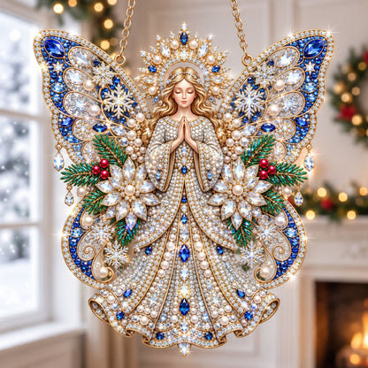 🔥 Limited Time 70% OFF - 🎄💎 Christmas Crystal Suncatcher Craft Kit – Festive DIY Hanging Decor