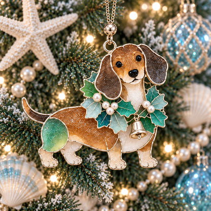 Coastal Dachshund XR2110002CL Christmas Ornament
