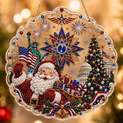 🔥Limited time 70% OFF - 🎅✨DIY Christmas Pearl Diamond Art Hanging Ornament Kit