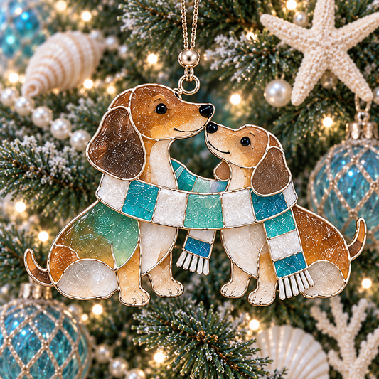 Coastal Dachshund XR2110002CL Christmas Ornament