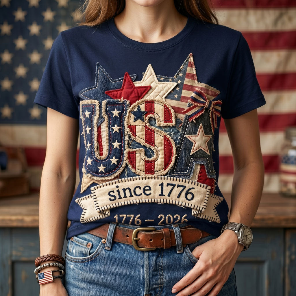 Vintage USA Since 1776 – 250th Anniversary Patriotic WN2906006CL Unisex T-shirt