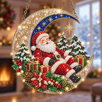 🎅🌙 Crescent Moon Santa