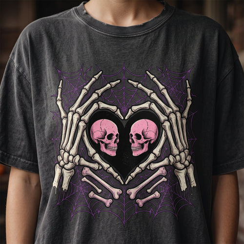 Skeleton Heart XR0907013CL Unisex T-shirt