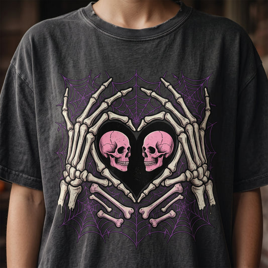 Skeleton Heart XR0907013CL Unisex T-shirt