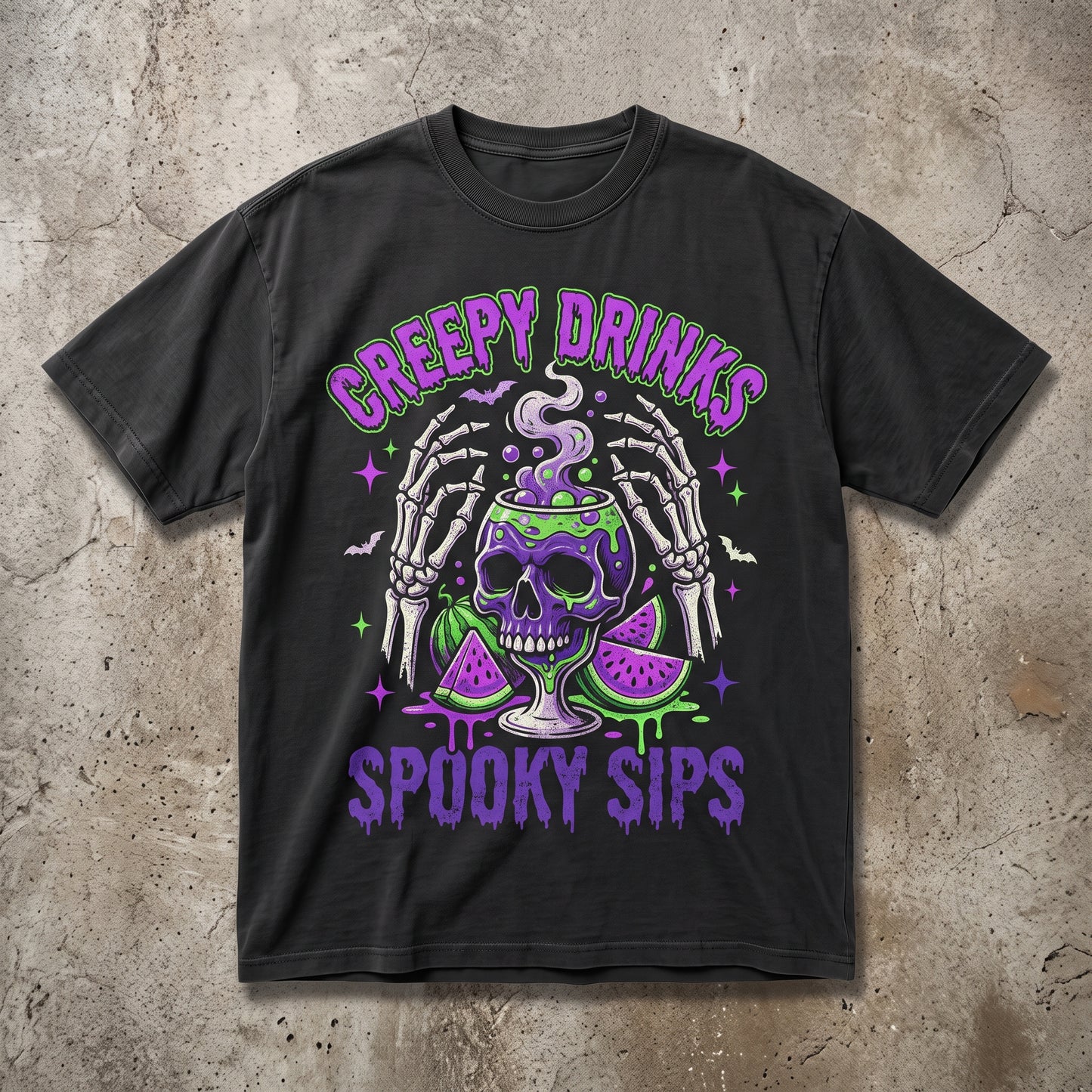 Creepy Drinks XR0907010CL Unisex T-shirt