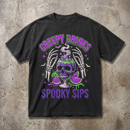 Creepy Drinks XR0907010CL Unisex T-shirt