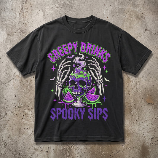 Creepy Drinks XR0907010CL Unisex T-shirt