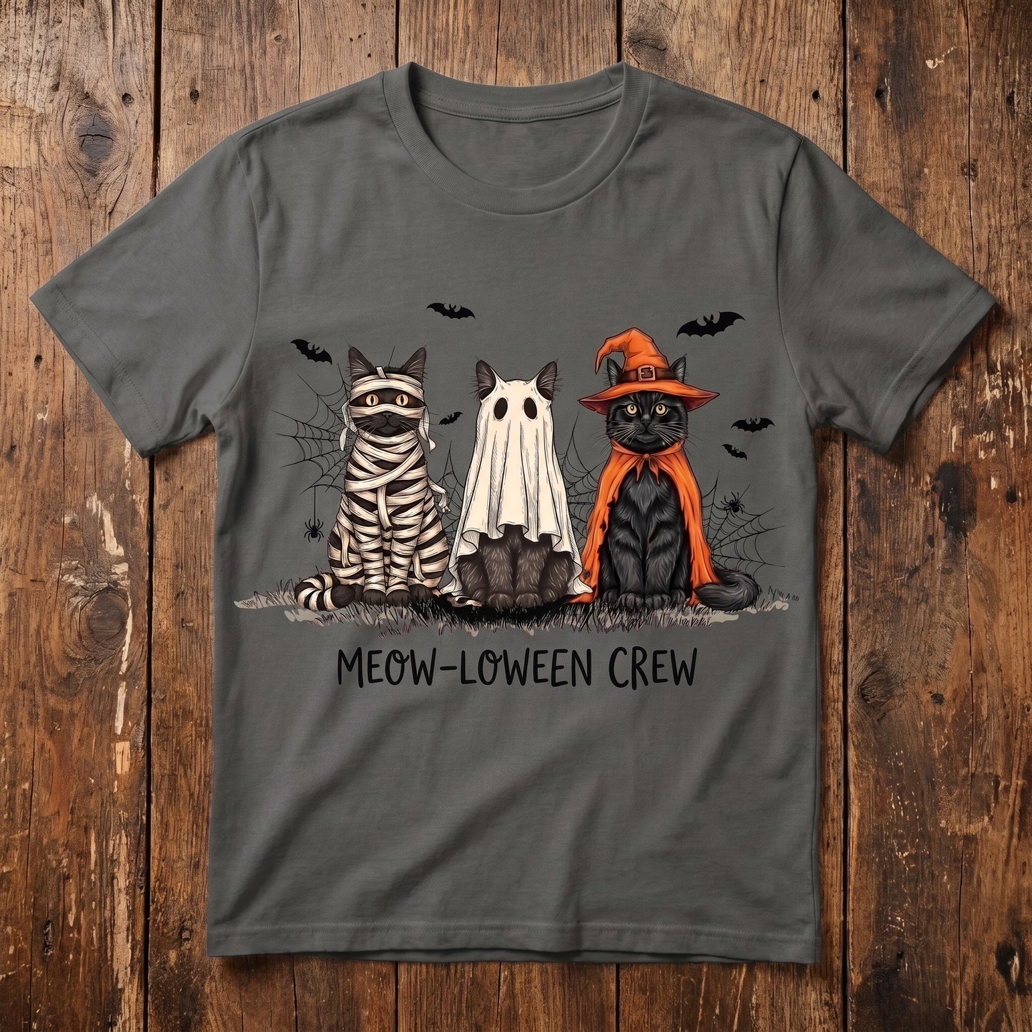 Meow-Loween Crew WN1707001CL Unisex T-shirt