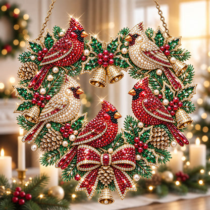 🔥 Limited Time 70% OFF - 🎄💎 Christmas Crystal Suncatcher Craft Kit – Festive DIY Hanging Decor