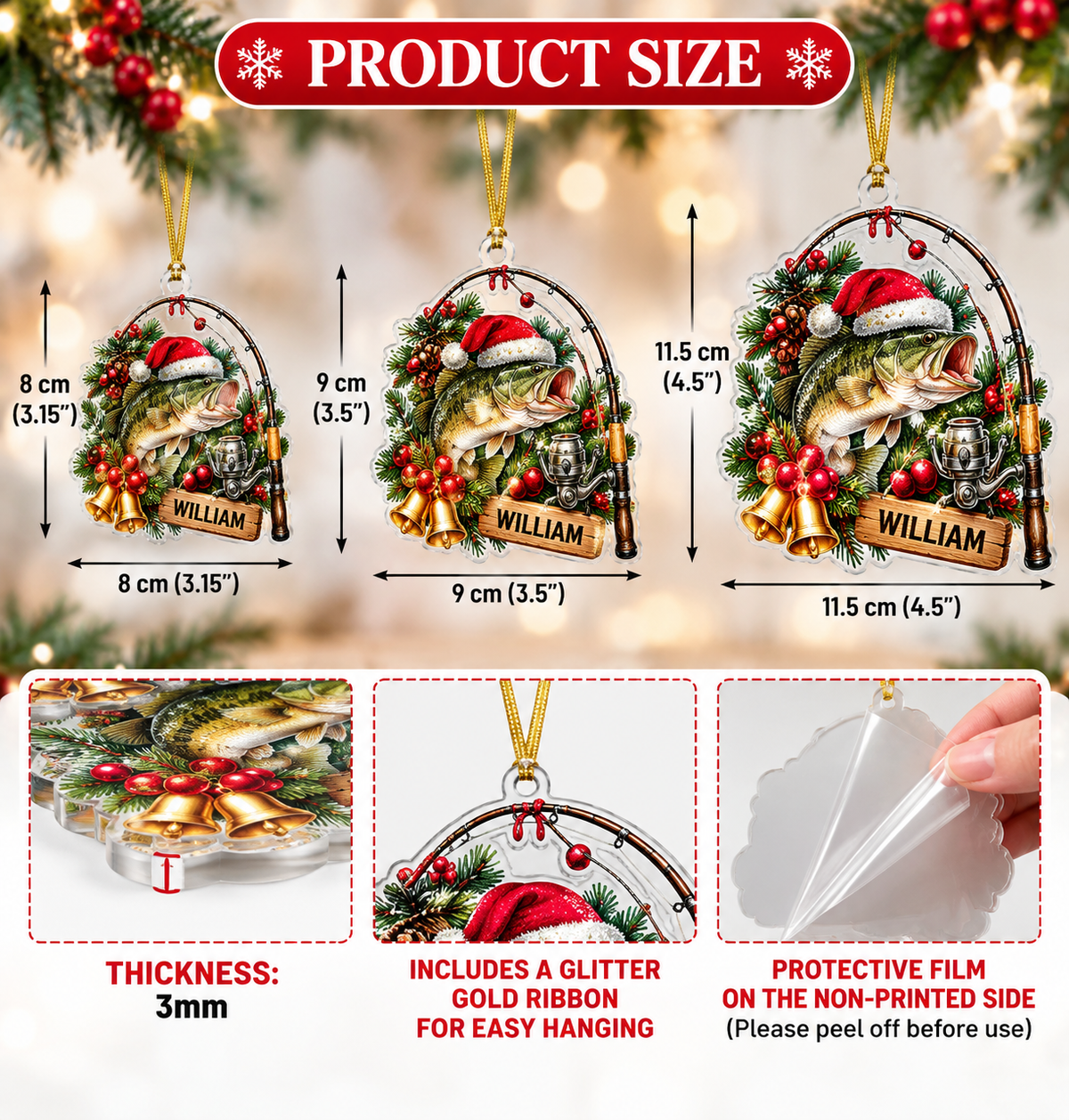 Personalized Graduation Owl XR1710044CL Christmas Ornament