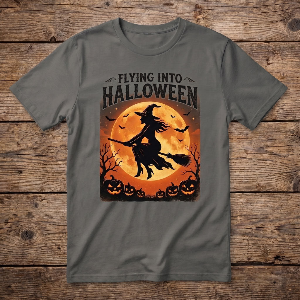 Halloween Witch Flight WN2107001CL Unisex T-shirt