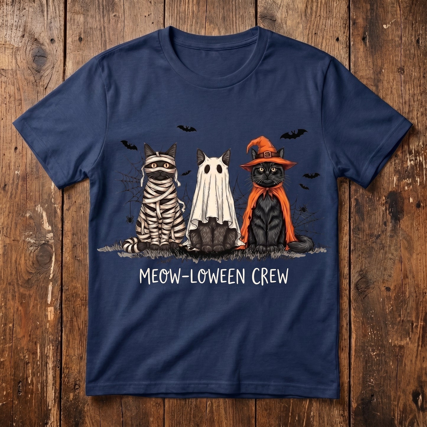 Meow-Loween Crew WN1707001CL Unisex T-shirt