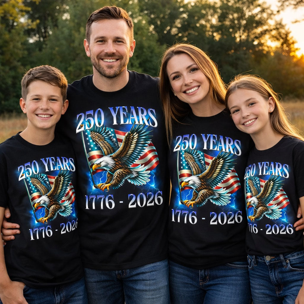 US 250 Years Freedom WN2502007CL Unisex T-shirt