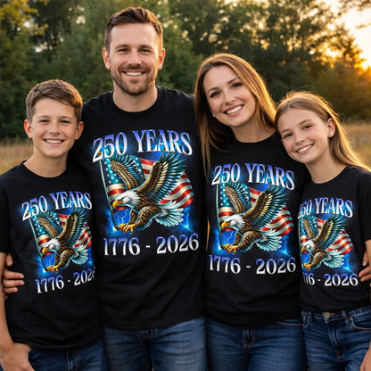 US 250 Years Freedom WN2502007CL Unisex T-shirt