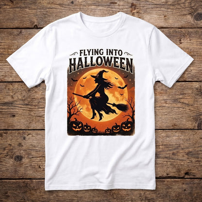 Halloween Witch Flight WN2107001CL Unisex T-shirt