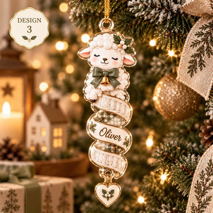 Personalized Christmas Animal And Angel XR1610015CL Christmas Ornament