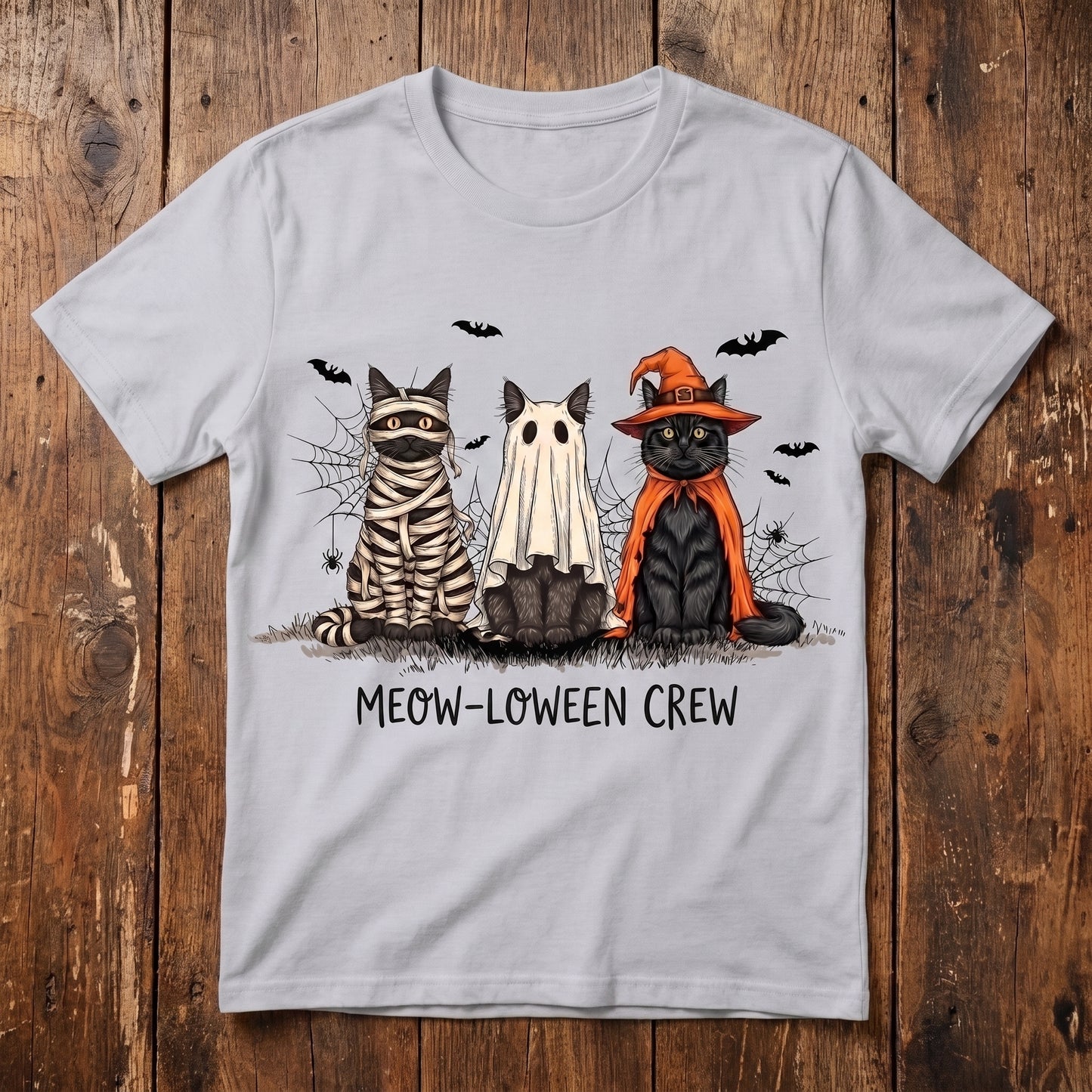 Meow-Loween Crew WN1707001CL Unisex T-shirt