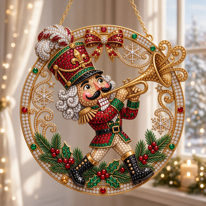 Christmas Nutcracker Soldier Diamond Art Hanging Ornament Kit