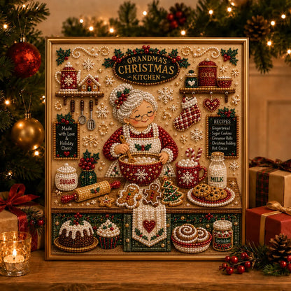 🎄🎅 Premium 3D Pearl Christmas Wall Art Kit