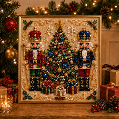 🎄🎅 Premium 3D Pearl Christmas Wall Art Kit
