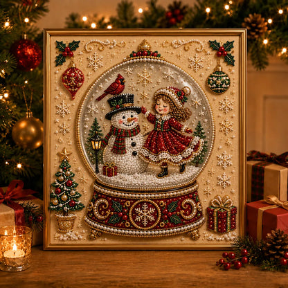 🎄🎅 Premium 3D Pearl Christmas Wall Art Kit