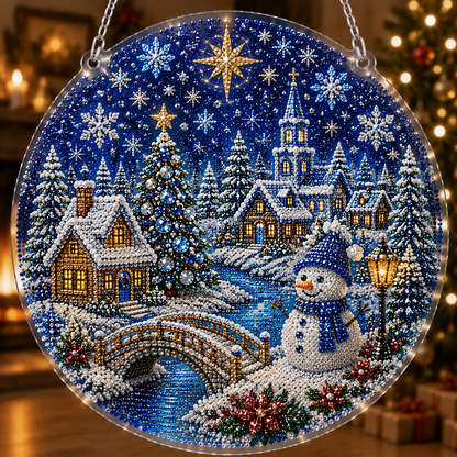 🔥Last Day 49% OFF-🎄Christmas Diamond Art Hanging Ornament Kit
