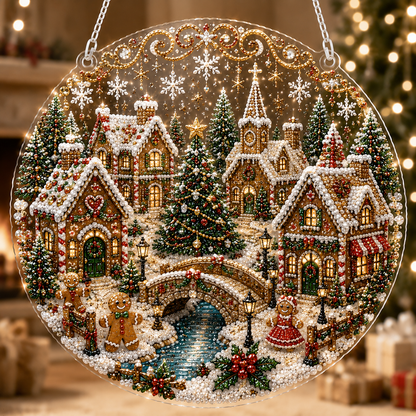 🔥Last Day 49% OFF-🎄Christmas Diamond Art Hanging Ornament Kit