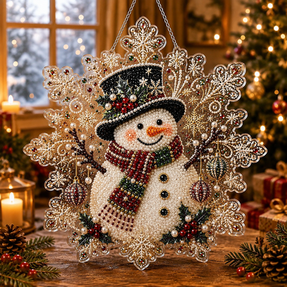 🔥Last Day 49% OFF-🎄Christmas Diamond Art Hanging Ornament Kit
