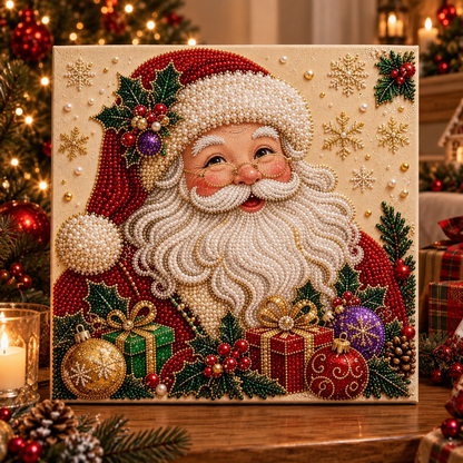 Classic Santa Claus Pearl Diamond Painting Kit