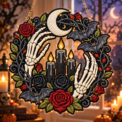 🎃✨ Mystic Halloween DIY Diamond Art Ornament Kit