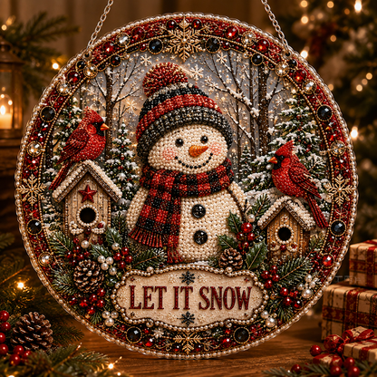 🔥Limited time 70% OFF - 🎅✨DIY Christmas Pearl Diamond Art Hanging Ornament Kit