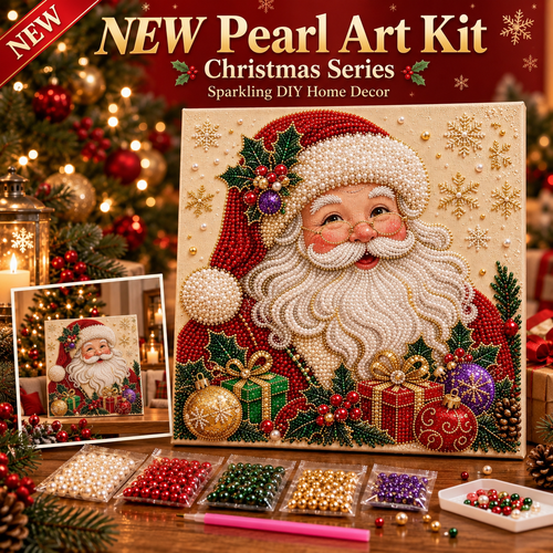 Classic Santa Claus Pearl Diamond Painting Kit