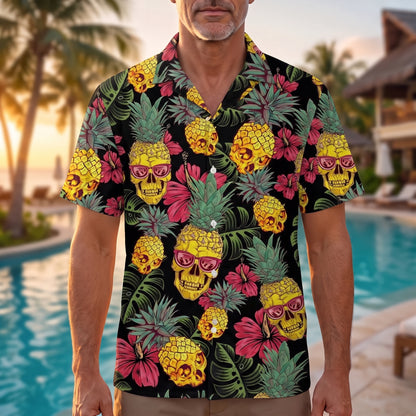 Tropical Skull XR1307001CL Hawaii Shirt