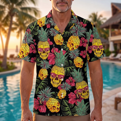 Tropical Skull XR1307001CL Hawaii Shirt