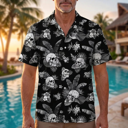 Tropical Skull XR1307001CL Hawaii Shirt